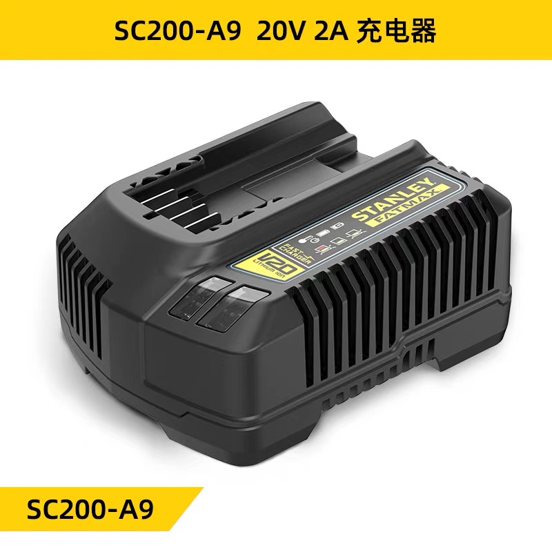 Power Tools Stanley - เครื่องชาร์จแบตเตอรี่ลิเธียมสําหรับ Stanley Li-Battery SC200-A9 20V 2A
