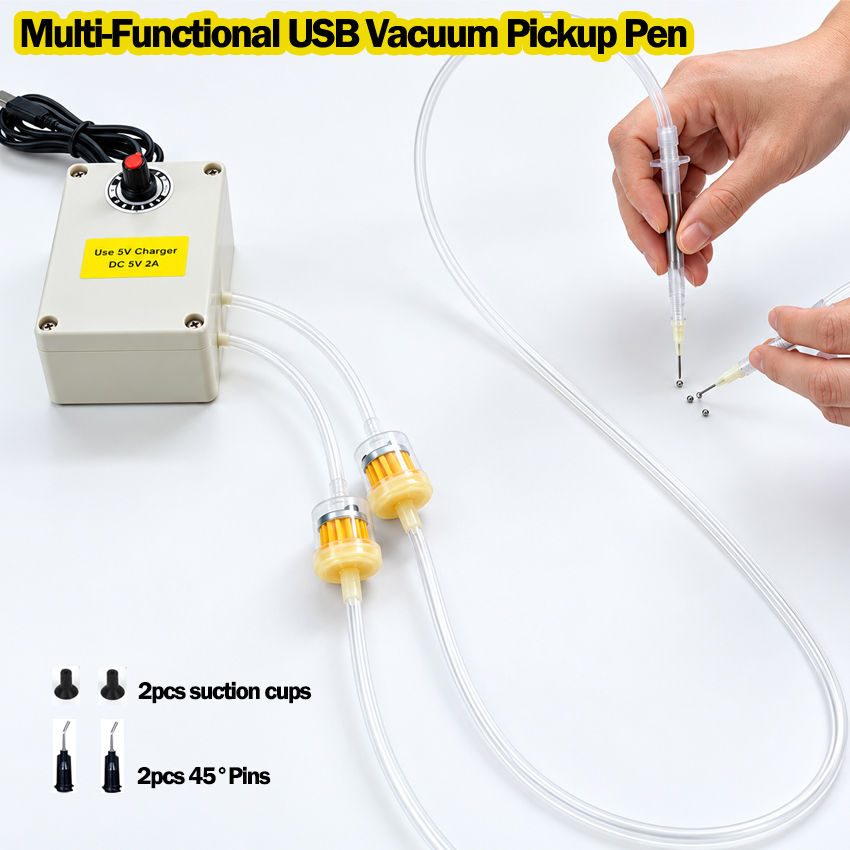 Power Tools Kits - ปากกาดูดสุญญากาศสำหรับงานเพชรประดับไฟฟ้า ใช้พลังงานจาก USB เครื่องมือ DIY ปากกาดูดสุญญากาศ