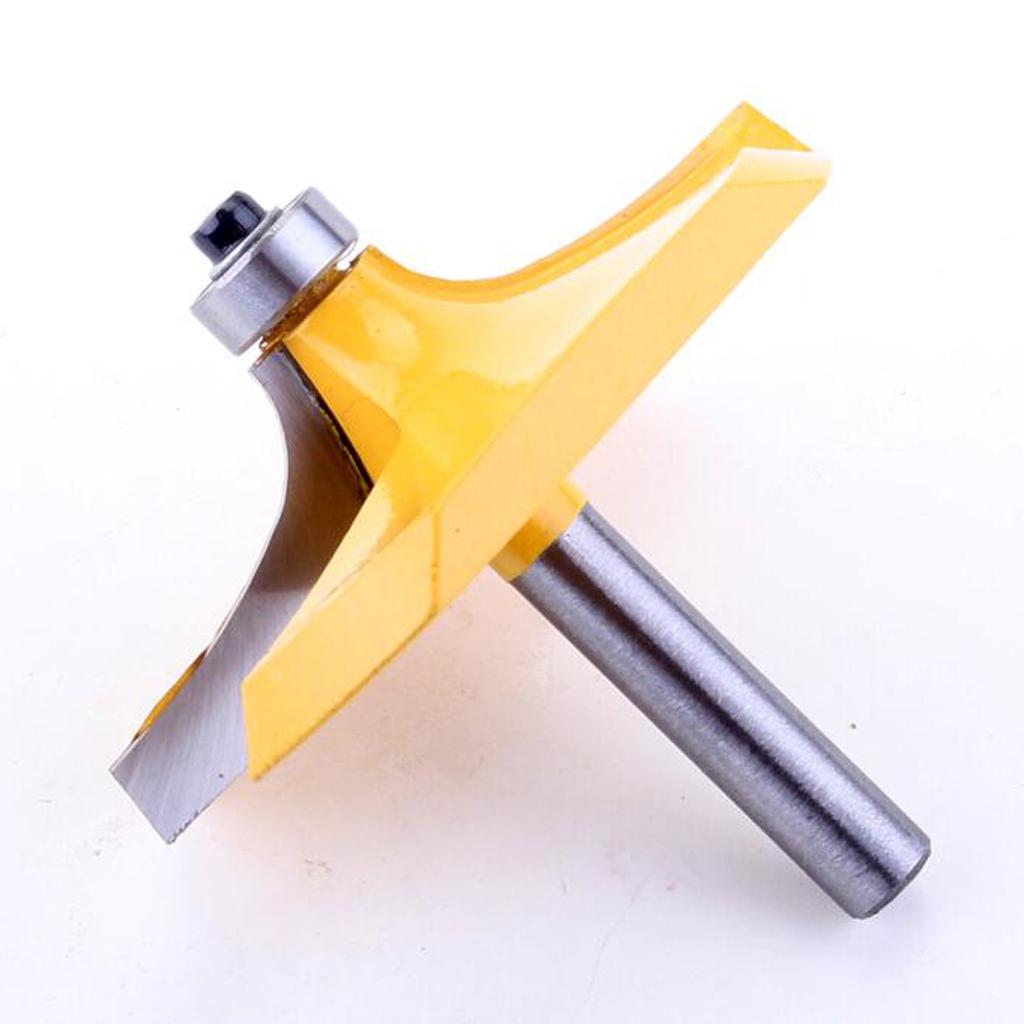 Power Tools Yellow - ดอกกัดไม้ โลหะผสมสีเหลือง C3 ไมโครเกรน สำหรับงาน DIY