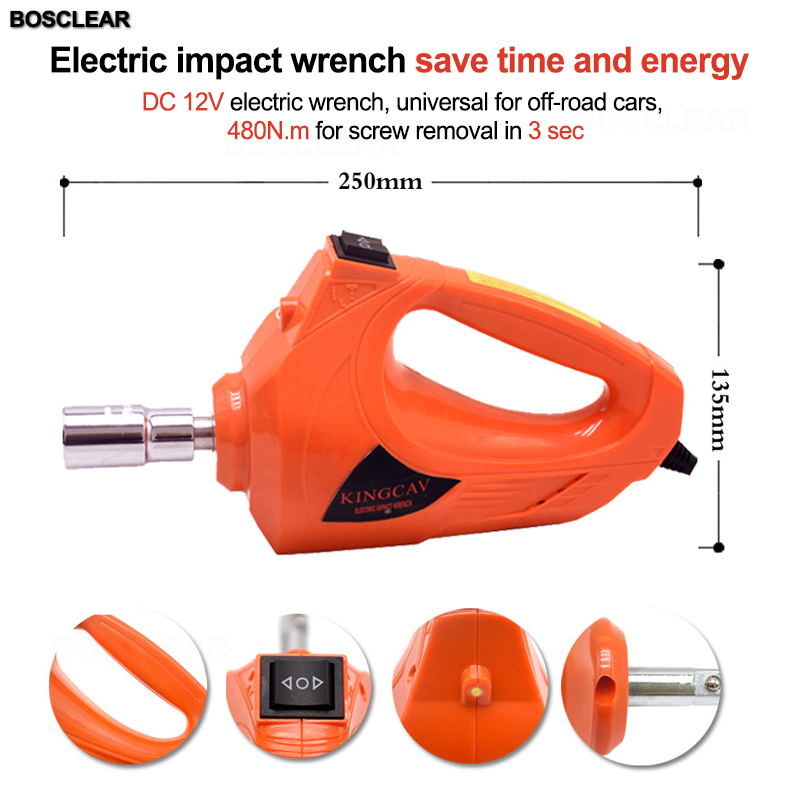DC 12V 480N.M ประแจผลกระทบไฟฟ้ - Power Toolbox บทวิจารณ์และราคา