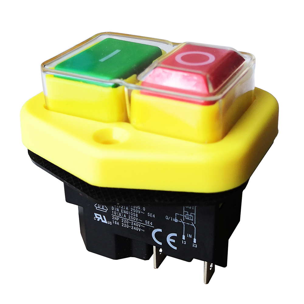 KEDU KJD17B สวิตช์ปุ่มกดแม่เหล - Power Tools Yellow บทวิจารณ์และราคา