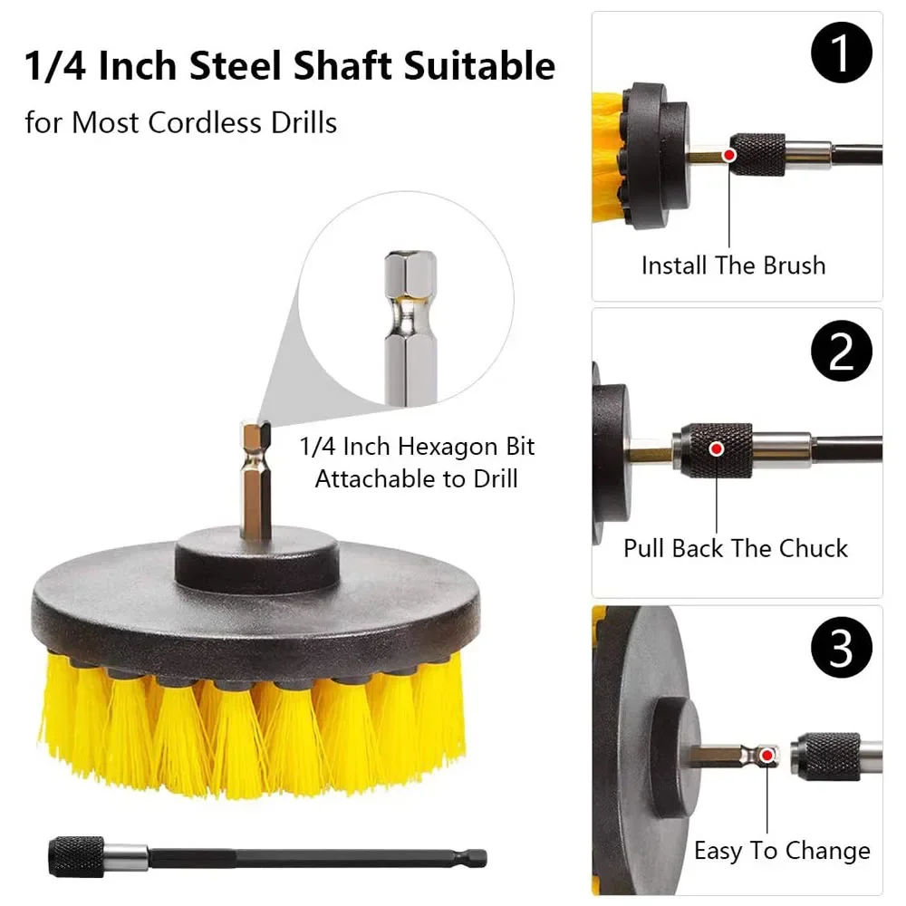 ชุดหัวแปรงสว่านสำหรับทำความสะอ - Power Tools Windows บทวิจารณ์และราคา