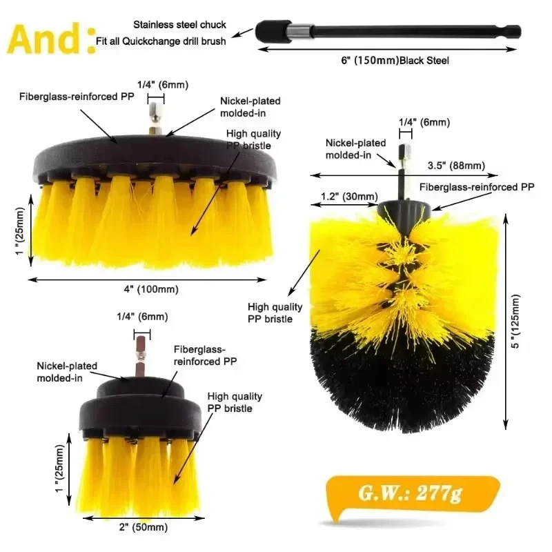 แปรงทำความสะอาดไฟฟ้า หัวแปรงสำ - Power Tools Yellow บทวิจารณ์และราคา
