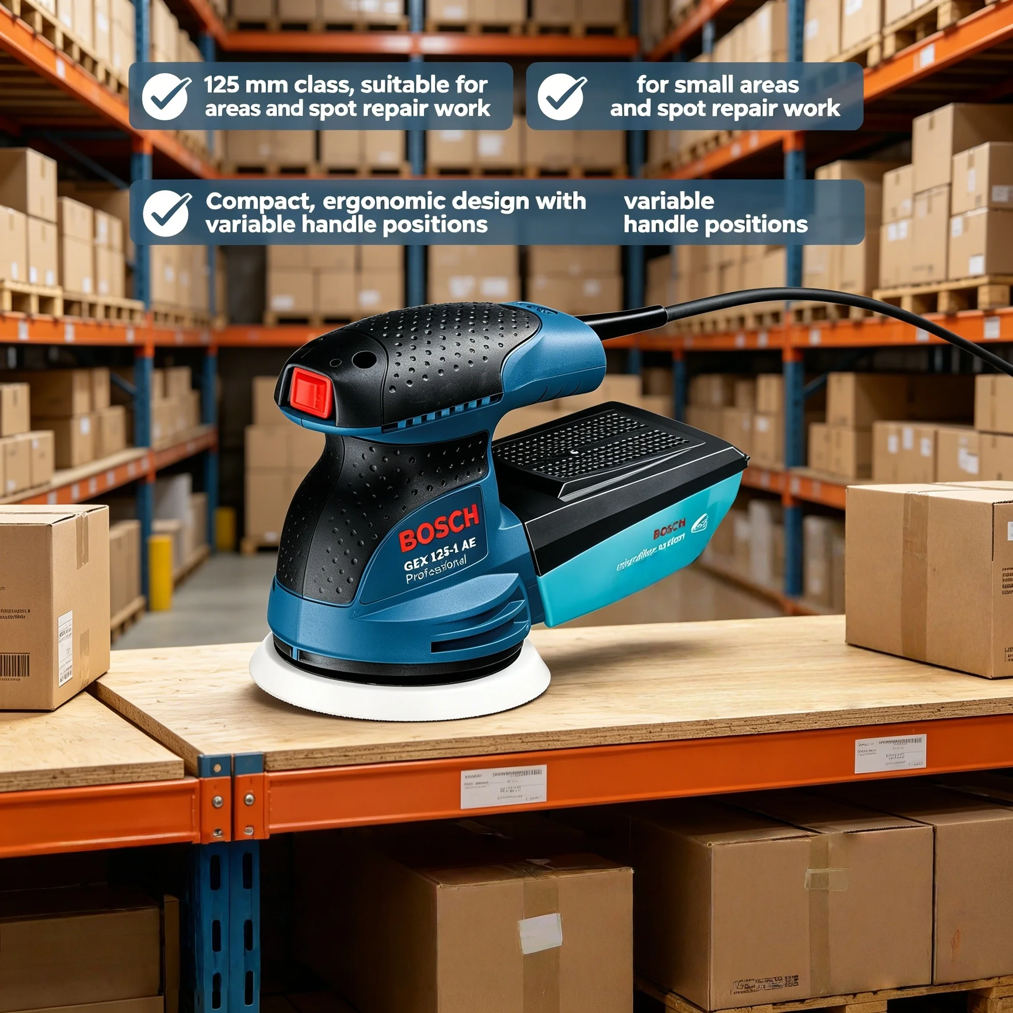 เครื่องขัดกระดาษทรายแบบสุ่มวงโ - Power Tools Sander บทวิจารณ์และราคา