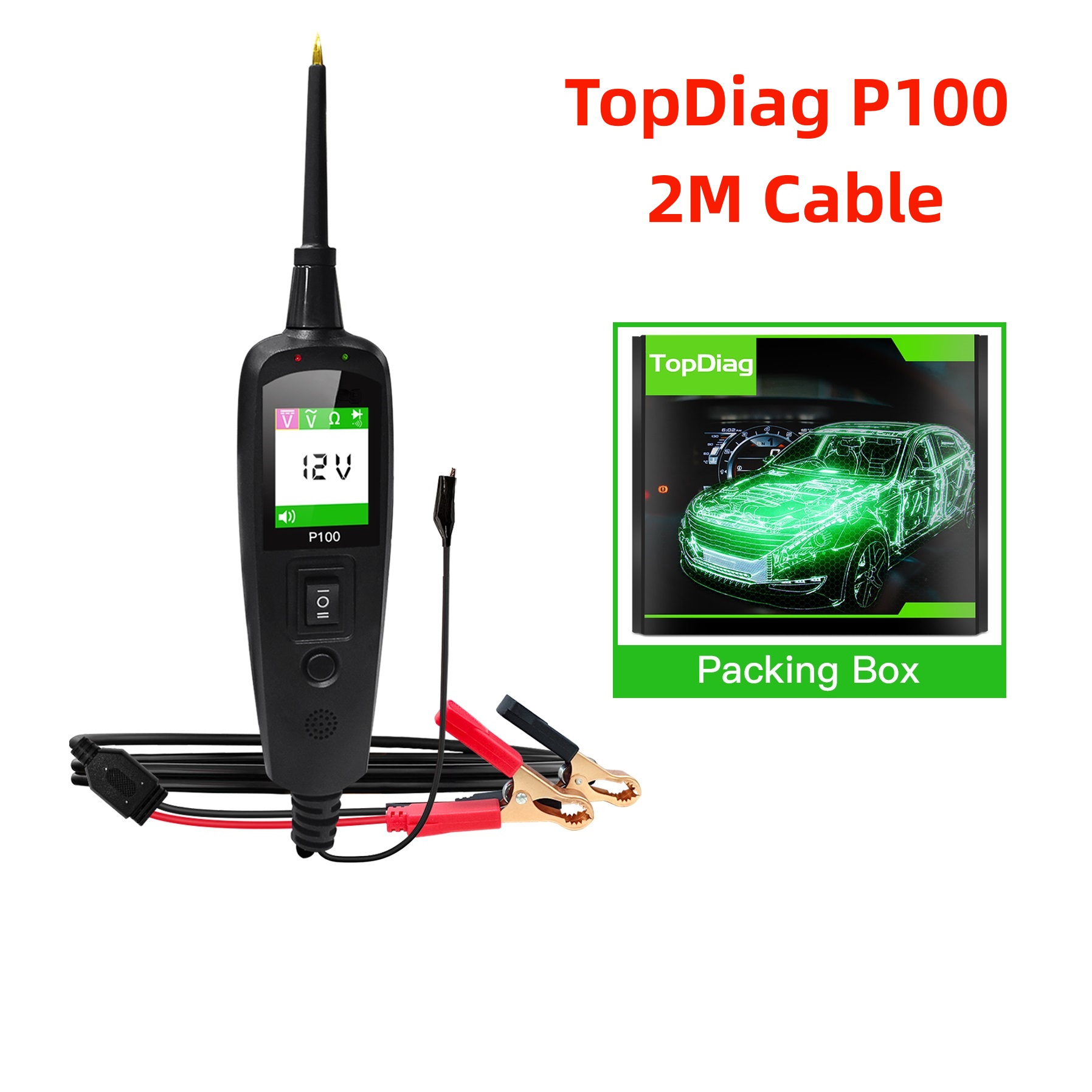 TopDiag P100 2M เครื่องทดสอบวง - Power Tools Kits บทวิจารณ์และราคา