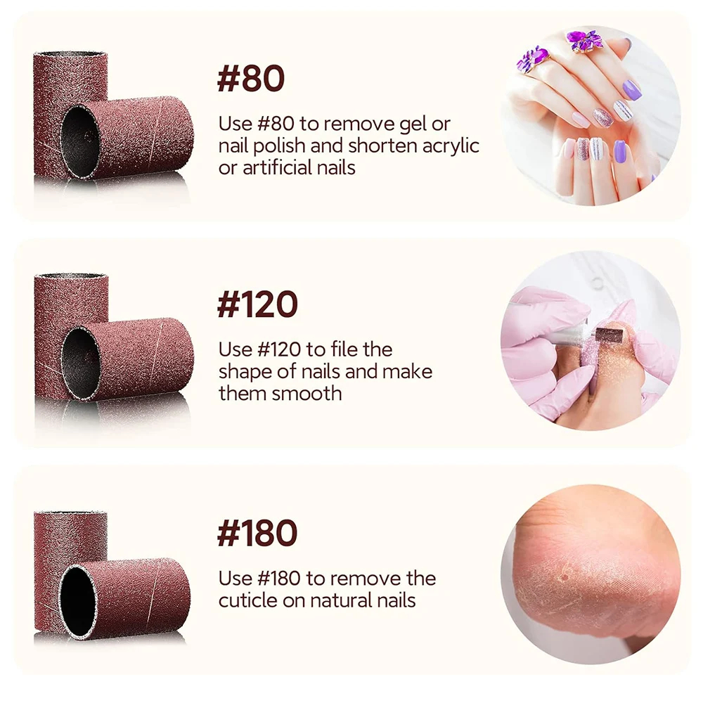 100pcs เจาะเล็บ Bits Sanding B - Power Tools Sander บทวิจารณ์และราคา