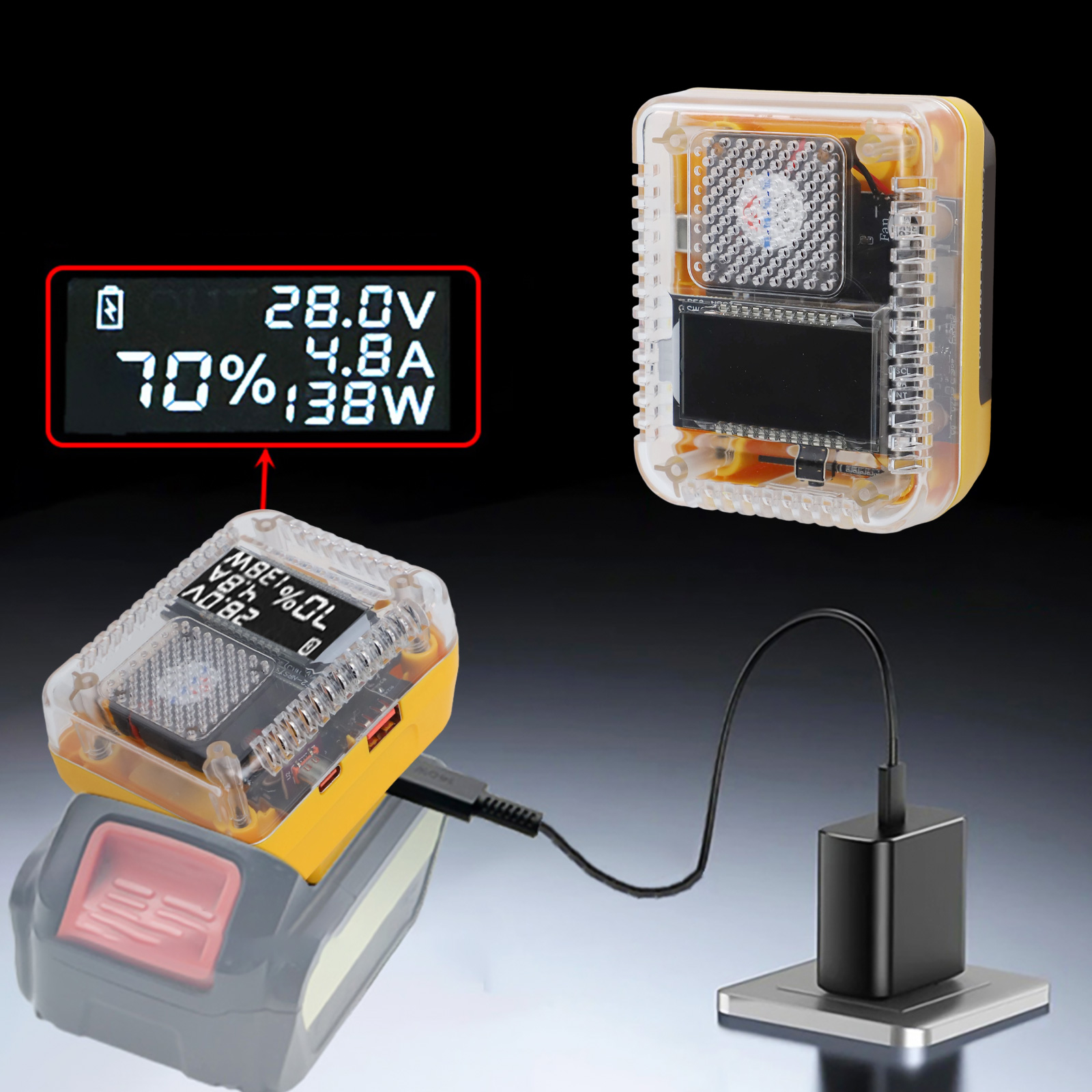/สีเหลือง/138W/แบตเตอรี่เครื่อ - Power Tools Yellow บทวิจารณ์และราคา