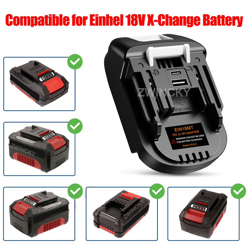 อะแดปเตอร์แปลงแบตเตอรี่ EIN18M - Power Tools Einhell บทวิจารณ์และราคา
