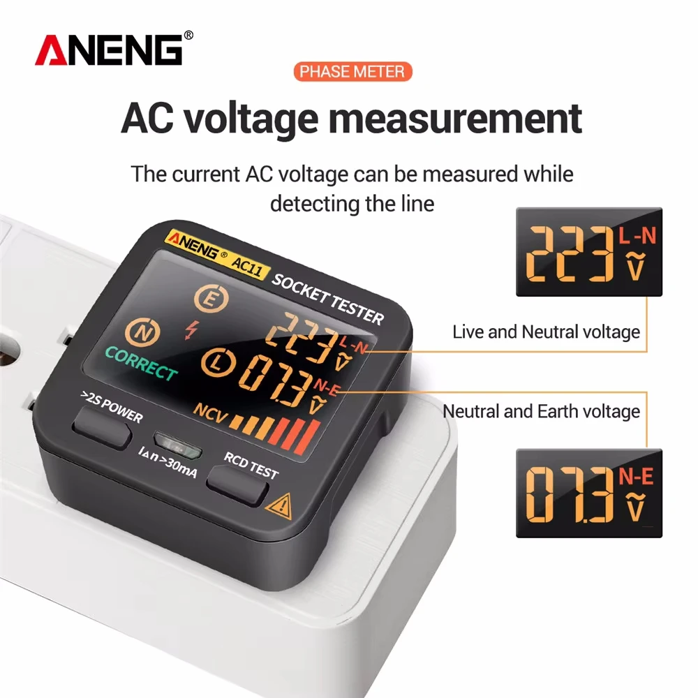 Aneng AC11ดิจิตอลซ็อกเก็ตอัจฉร - Power Tools Uk Review บทวิจารณ์และราคา
