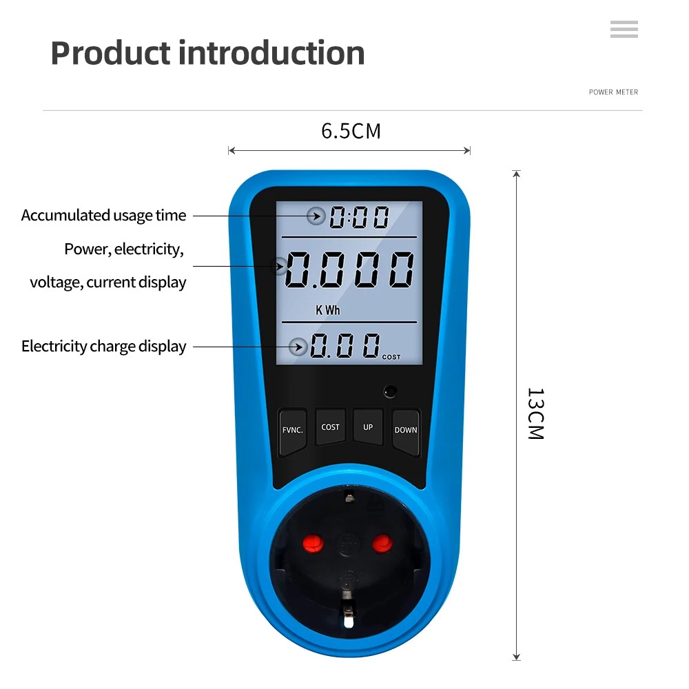 มิเตอร์วัดกระแสดิจิตอล AC 230V - Power Tools Uk Review บทวิจารณ์และราคา