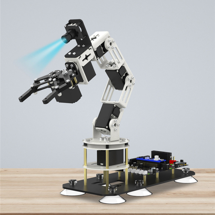 แขนหุ่นยนต์ DOFBOT SE พร้อมระบ - Power Tools Ai บทวิจารณ์และราคา